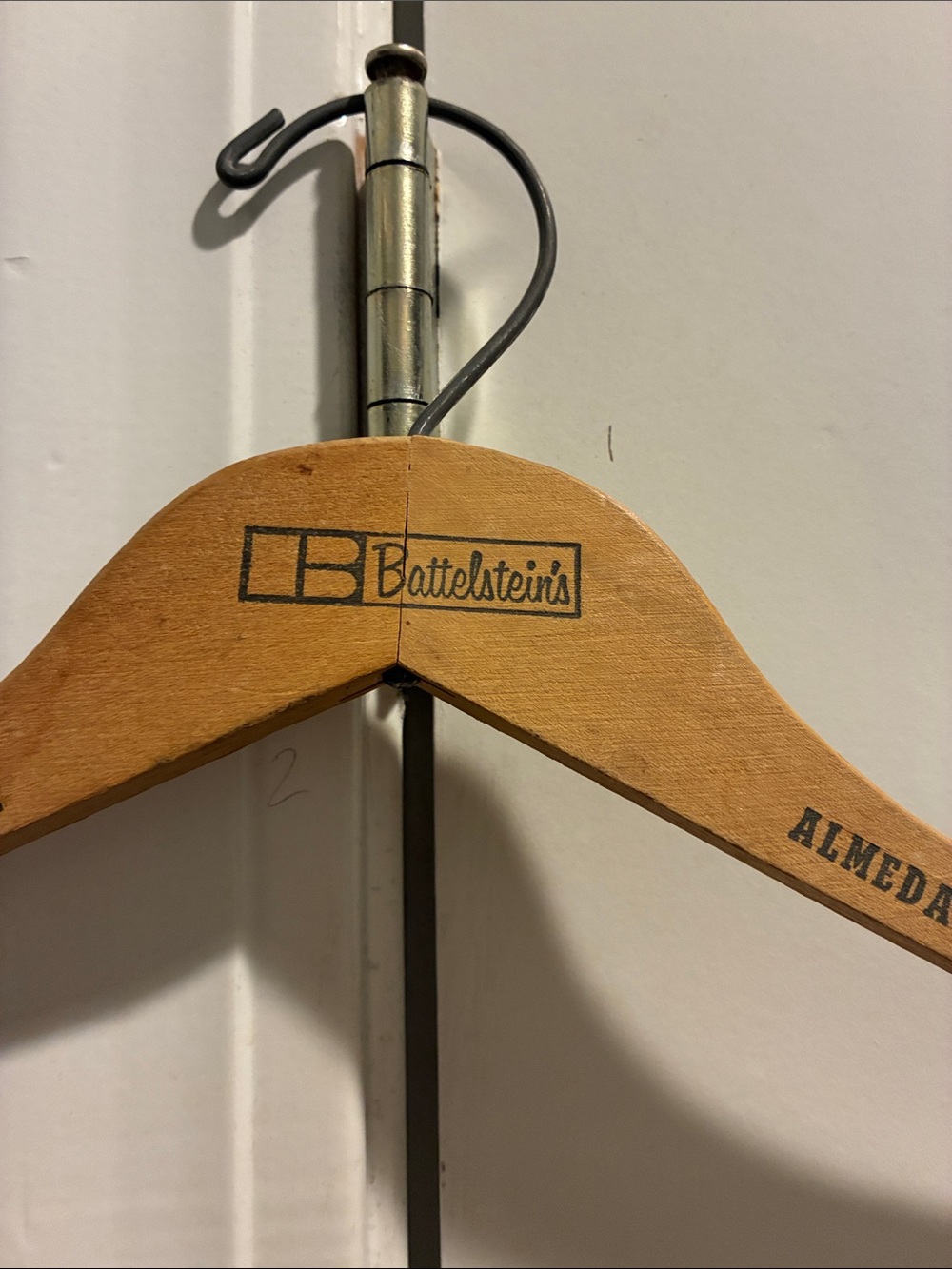 Wooden Suit Hanger in Natural Wood